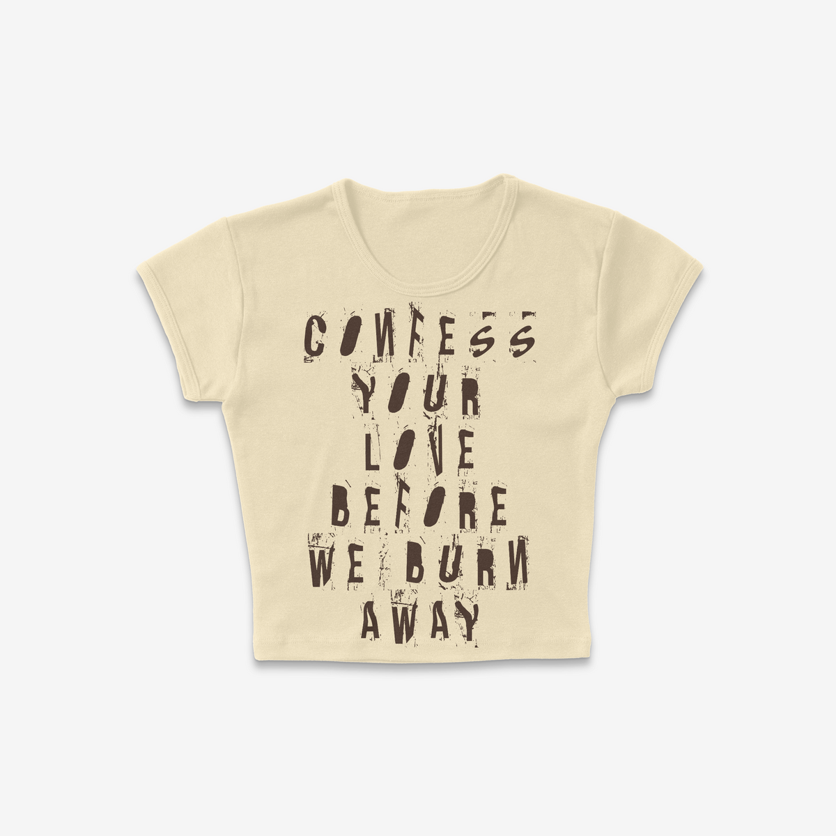 Confessions Of  A Flame Crop Tee